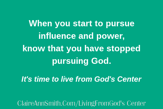 Can You Tell if You're Pursuing God First Now?
